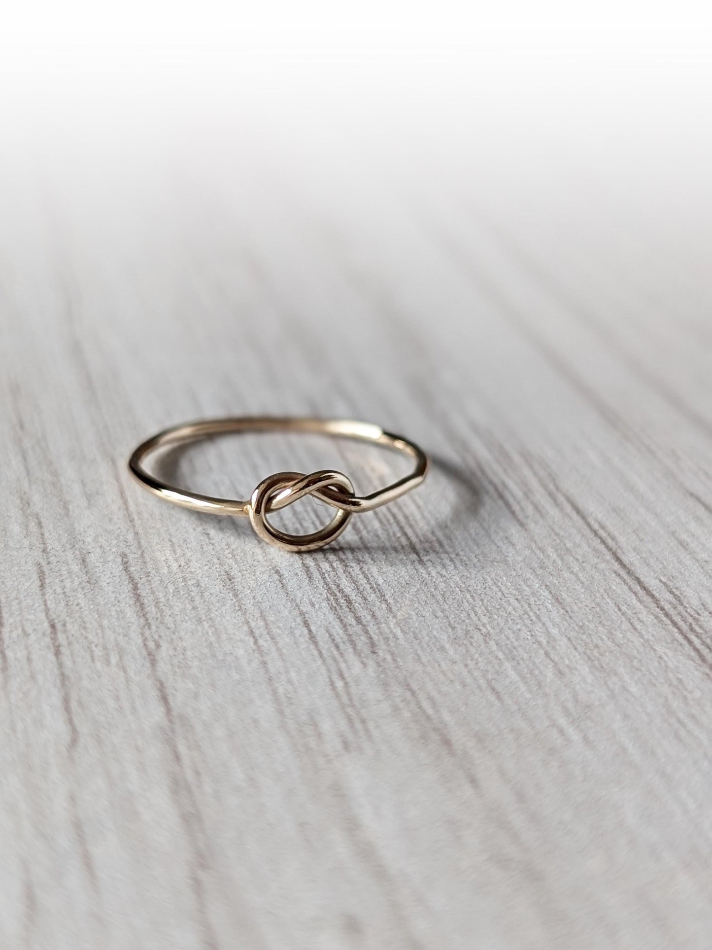 Infinity Knot Solid 9ct Gold Ring