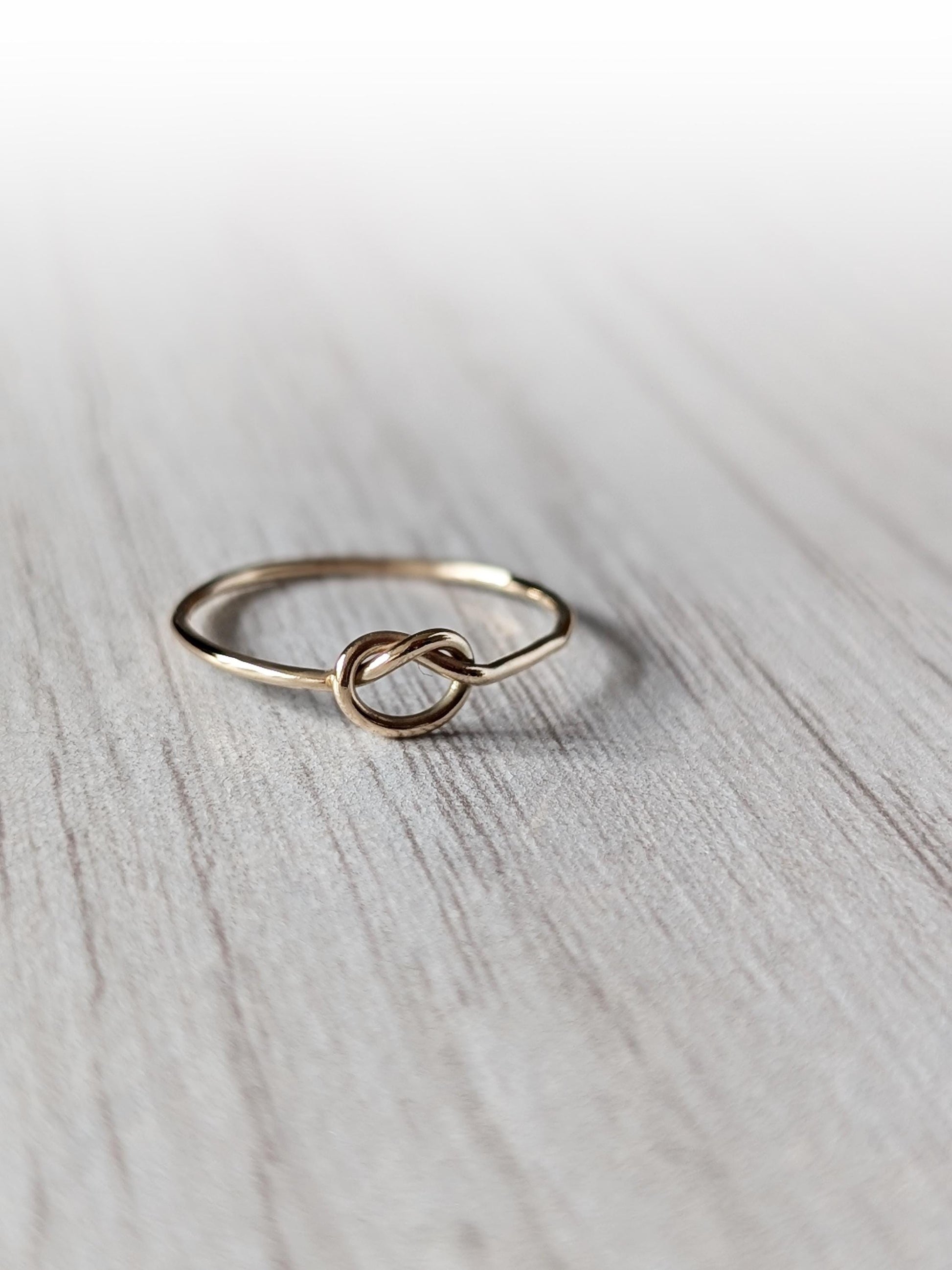 Infinity Knot Solid 9ct Gold Ring