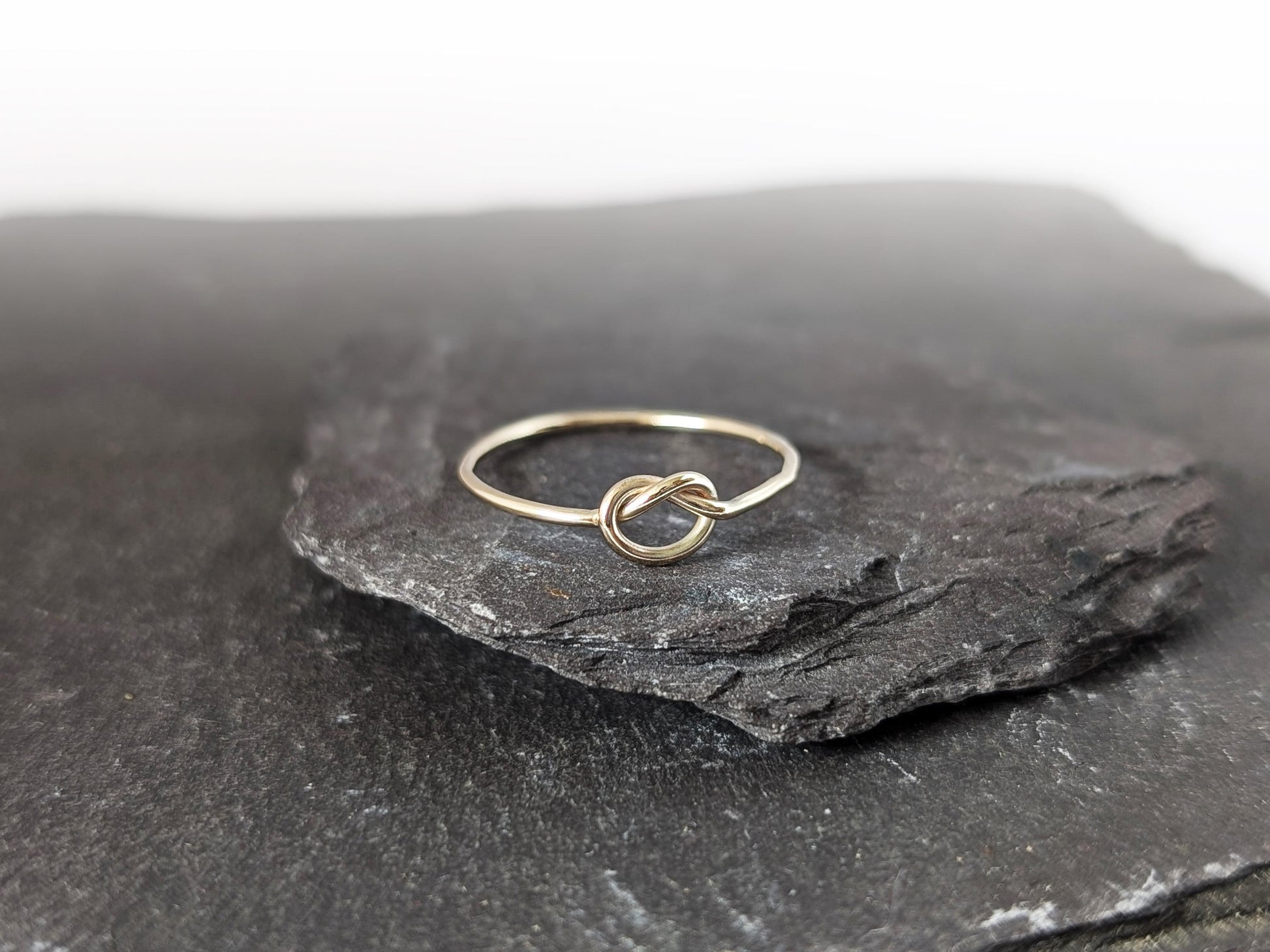 Infinity Knot Solid 9ct Gold Ring