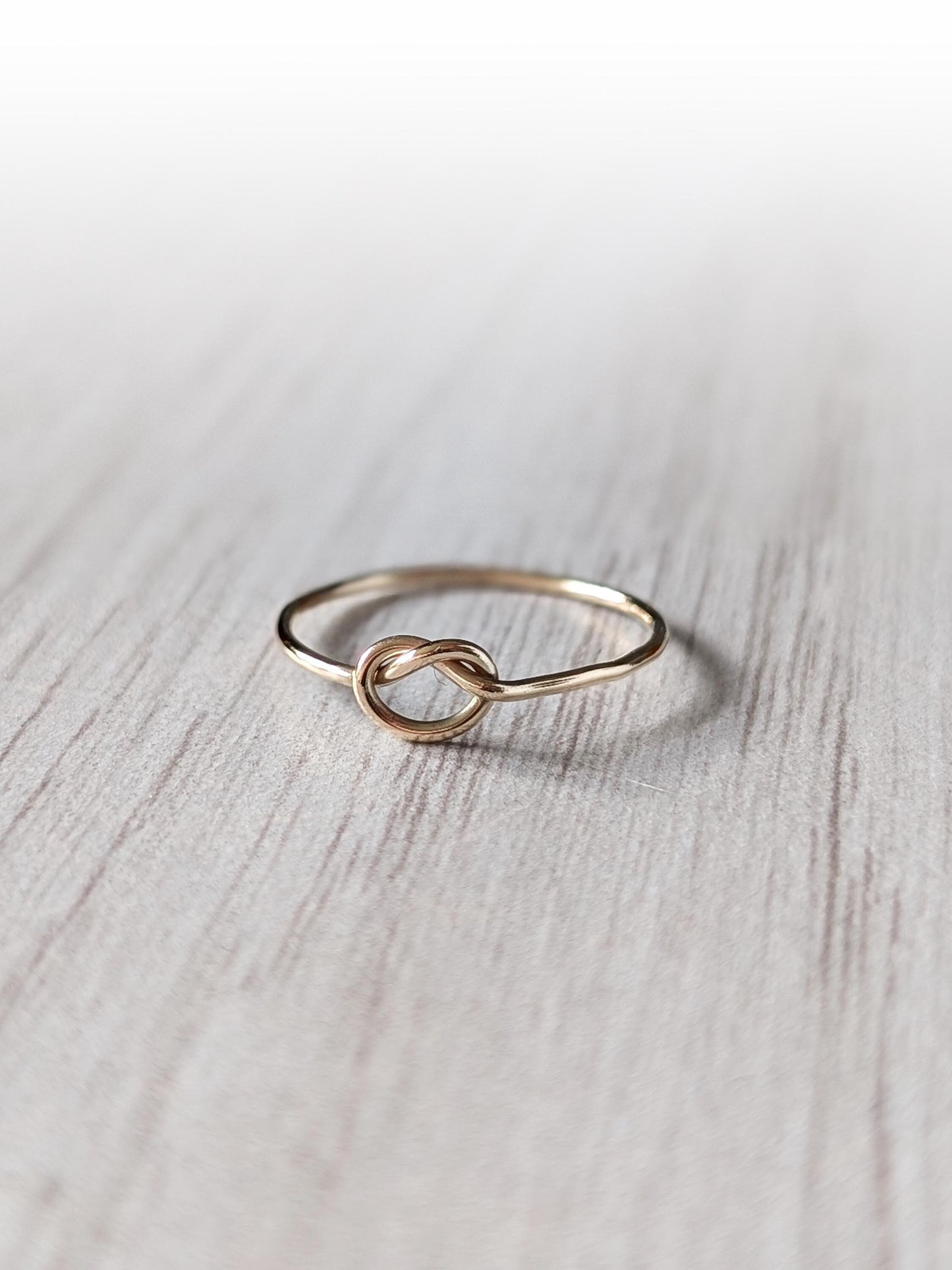 Infinity Knot Solid 9ct Gold Ring