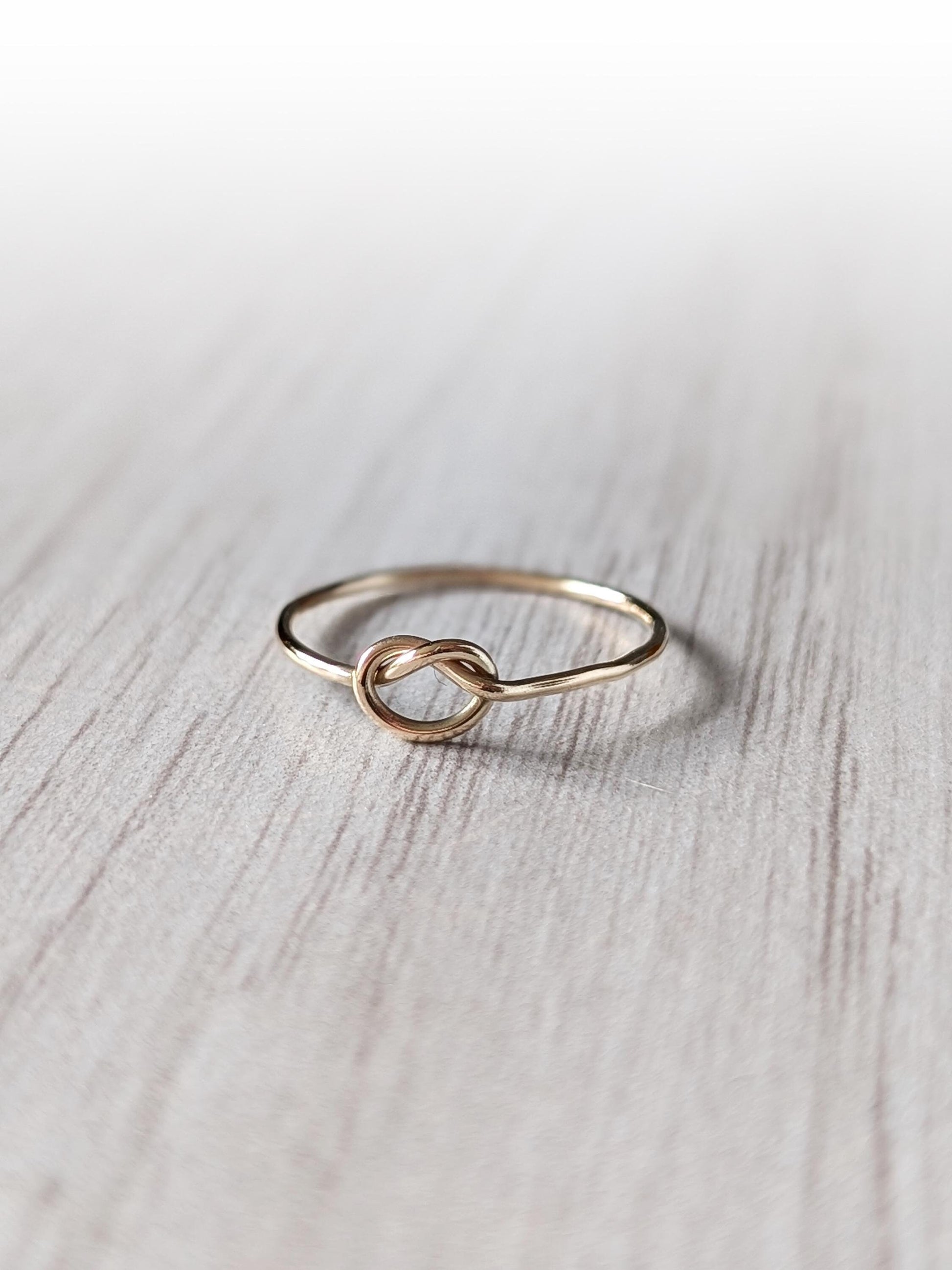 Infinity Knot Solid 9ct Gold Ring