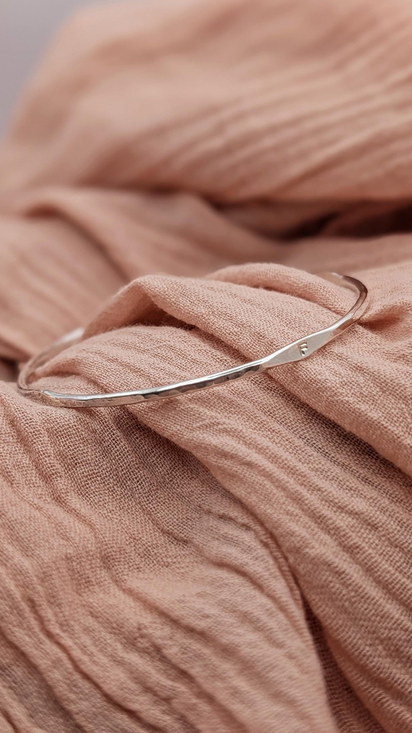 Personalised Signet Sterling Silver or 9ct Gold Bangle