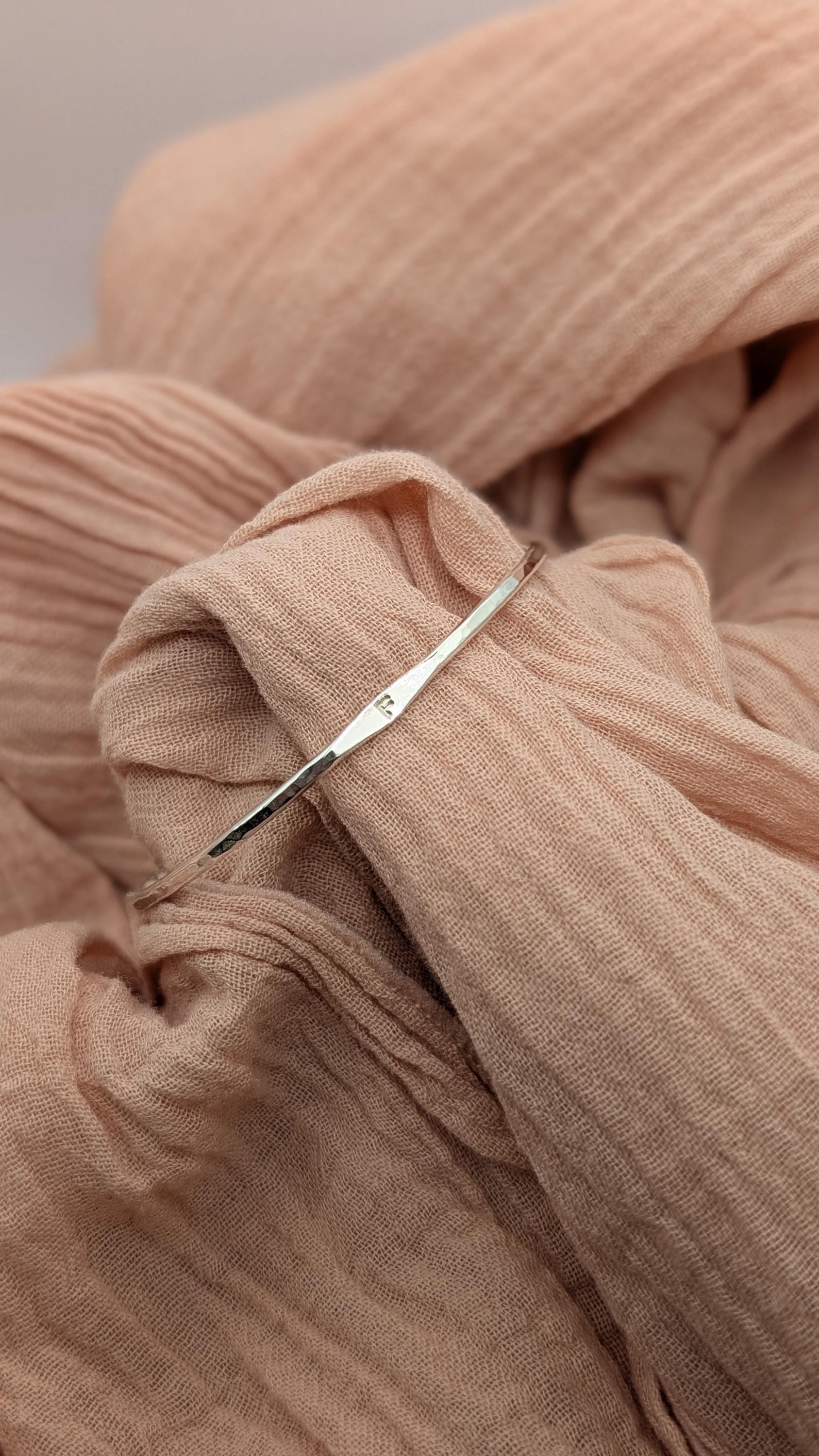 Personalised Signet Sterling Silver or 9ct Gold Bangle