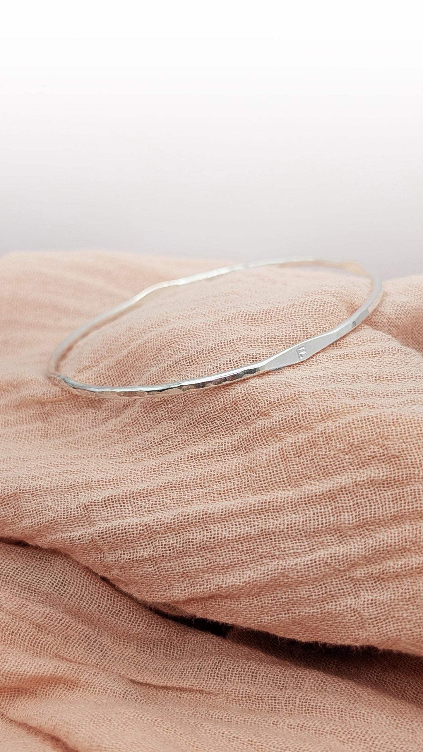 Personalised Signet Sterling Silver or 9ct Gold Bangle
