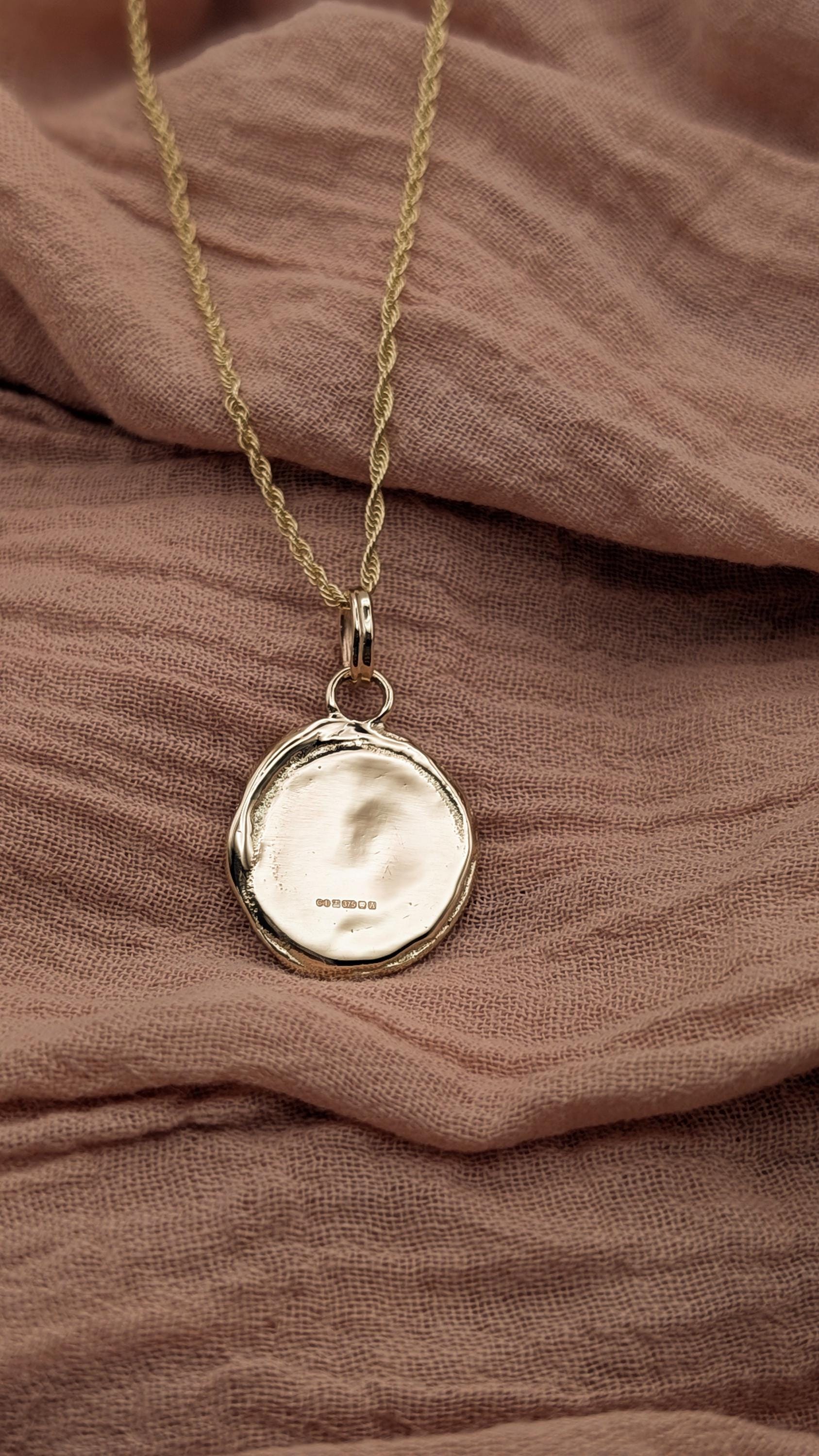 Sun Ray Pendant in Solid Sterling Silver, 9ct or 18ct Gold