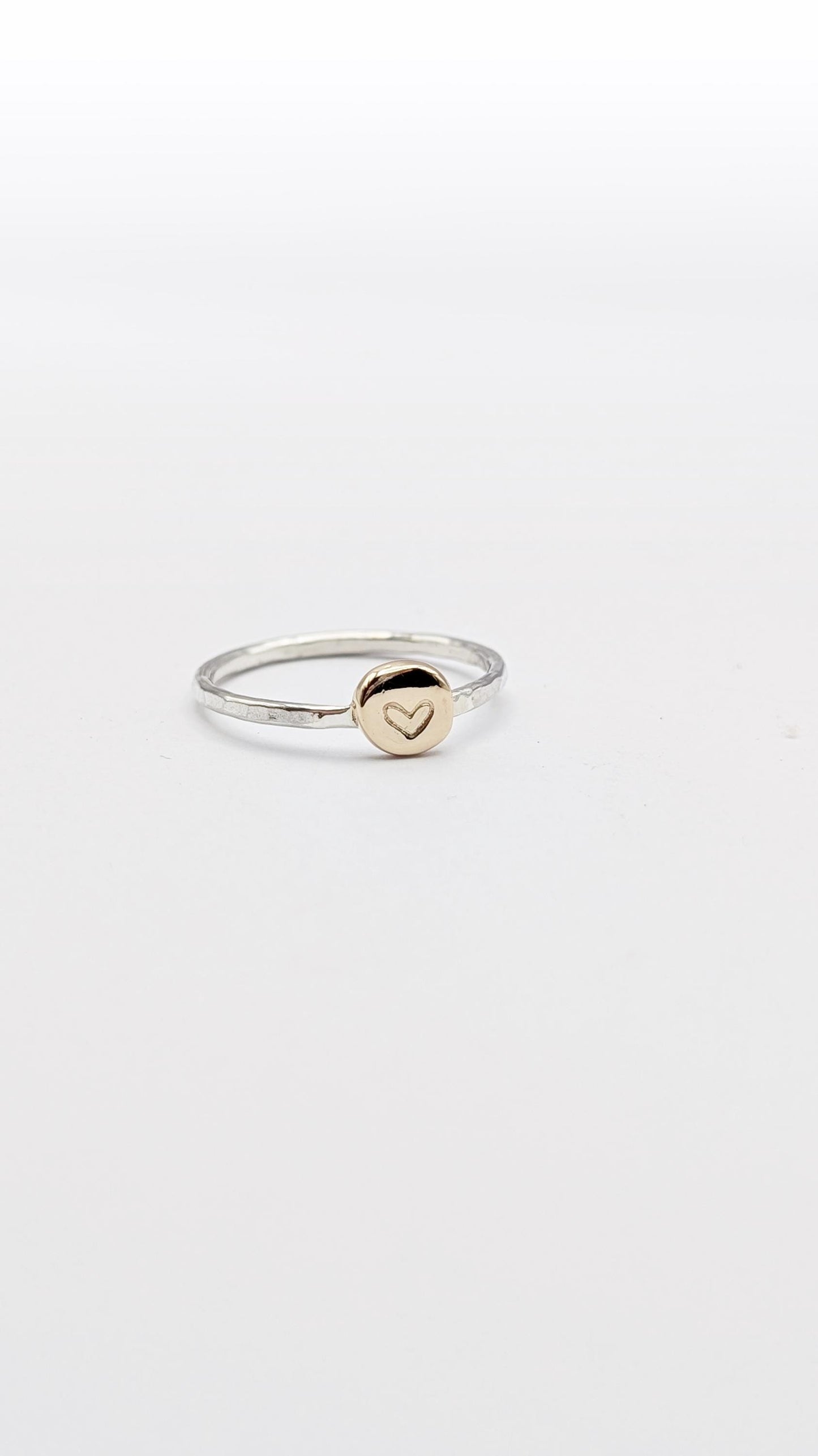 Personalised Initial Pebble Engraved Ring ~ Recycled Sterling Silver or 9ct Gold ~ statement, stacking, gift for her, monogram, stackable