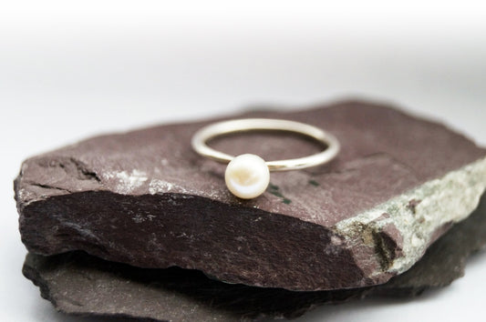 Freshwater Pearl Sterling Silver Ring