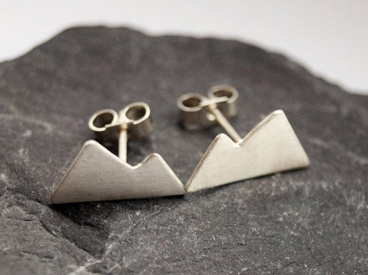 Little Mountains Sterling Silver Earrings