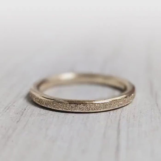 Stardust 9ct Recycled Gold Band Ring