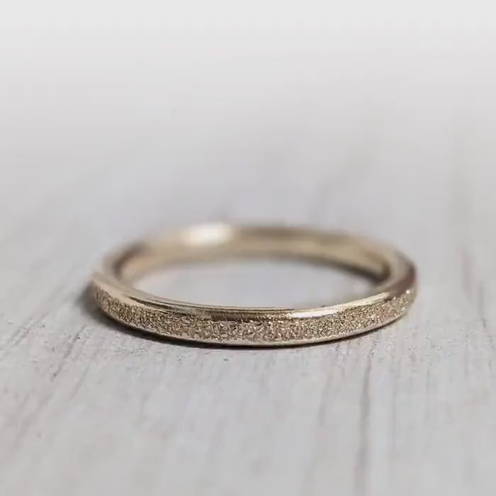 Stardust 9ct Recycled Gold Band Ring