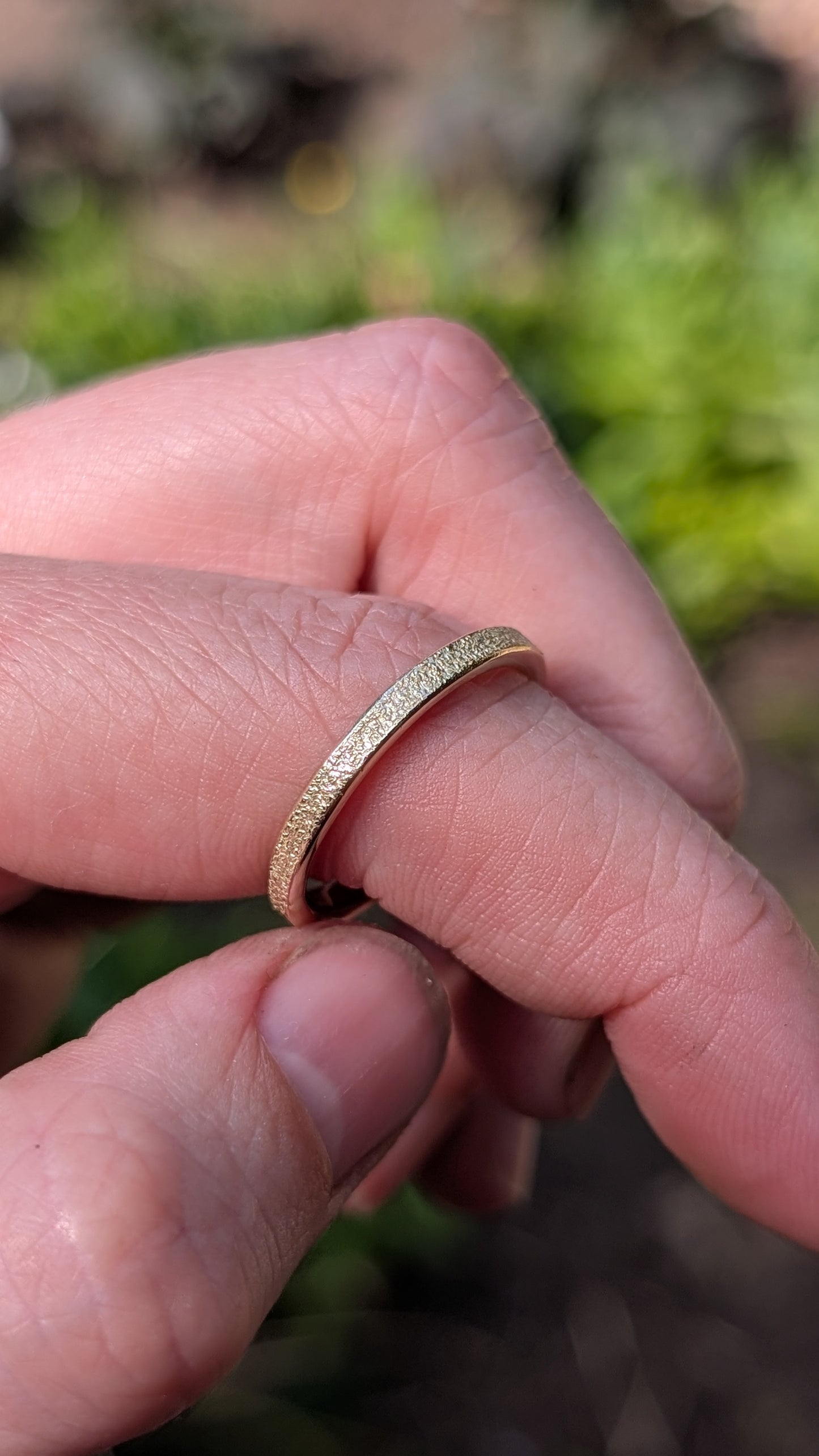 Stardust Solid 9ct or 18ct Recycled Gold Band Ring