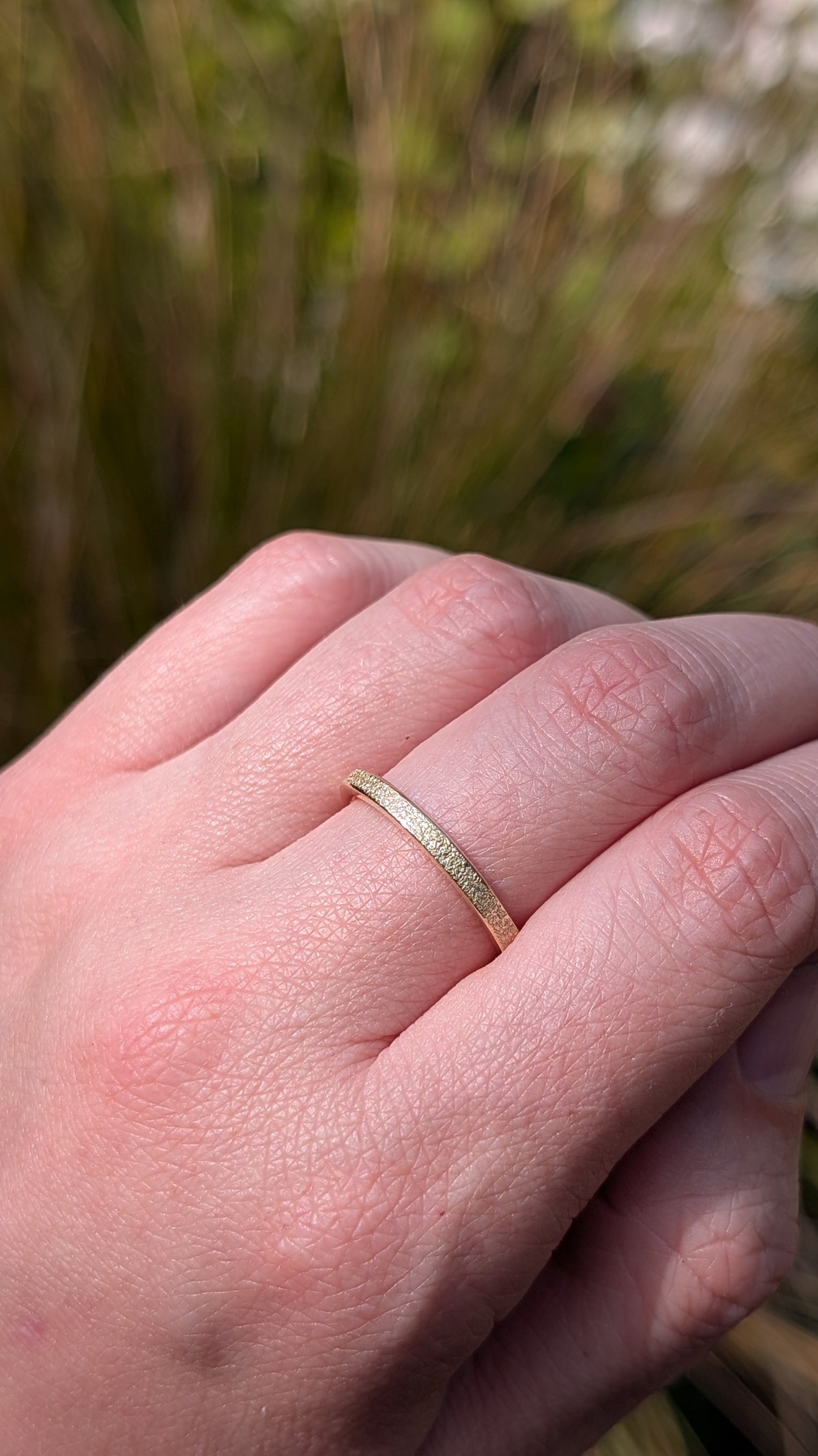Stardust Solid 9ct or 18ct Recycled Gold Band Ring